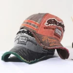 Sombreros de béisbol ajustables de mezclilla lavada para hombres y mujeres, gorra desgastada, gorras de béisbol bordadas, sombreros de protección solar - AliExpress 200000297 - Image 2