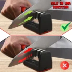 Afilador de Cuchillos de 3/4 Segmentos, Piedra de Afilar Manual Multifuncional para Cocina con Base Antideslizante, Herramientas de Afilado para Utensilios de Cocina - AliExpress 15 - Image 2