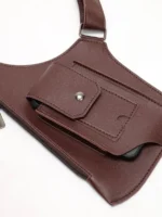 Bolsa de Pesca Táctica HOMEFISH con Doble Correa para el Hombro, Impermeable, de PU, con Múltiples Bolsillos, Anti-Robo, Multiusos - Image 3