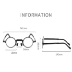 Gafas de lectura HD plegables portátiles, gafas redondas retro ultraligeras para hombres y mujeres - AliExpress 200000297 - Image 6