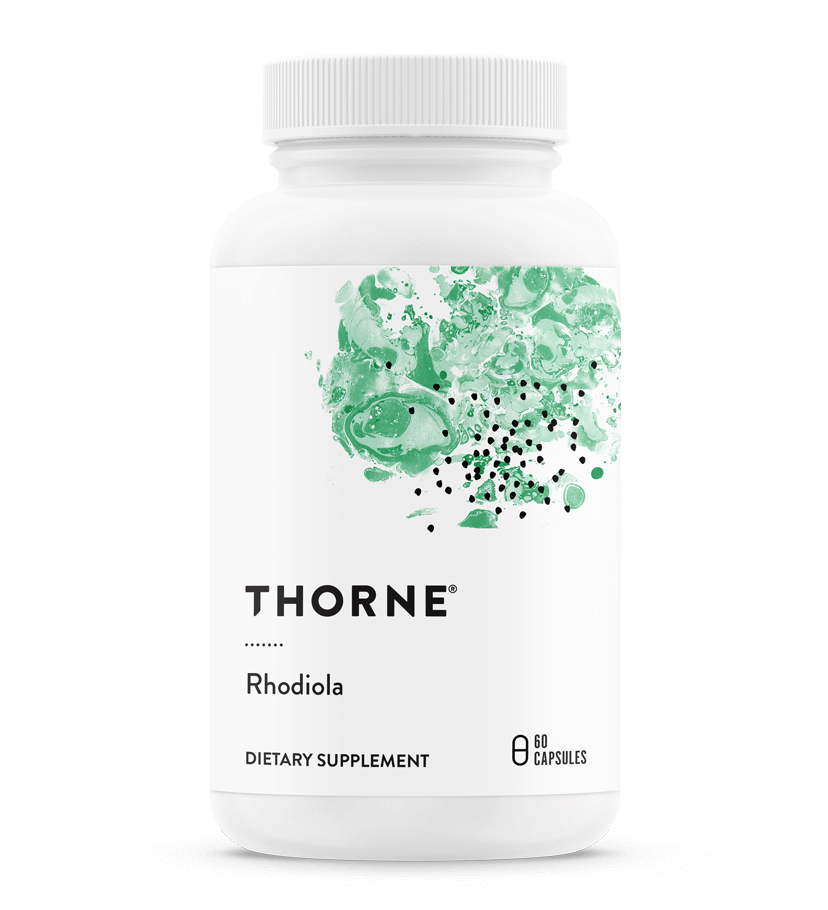 THORNE-RHODIOLA-60-CAPSULAS-e1772670868183.png Rhodiola, 60 Capsulas, A stress-relieving botanical to support neurotransmitters that enhance mood, sleep, and mental focus - Image 1