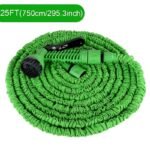 Manguera de agua telescópica para jardín - Pistola de pulverización, diseño para las cuatro estaciones, multifuncional para lavado de coches, baño de mascotas, jardinería y limpieza exterior, estructura duradera y resistente, mango ergonómico, adecuada para propietarios de coches - Image 4