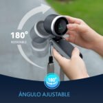 Ventilador Portátil Mini Turbina Recargable USB, 5 Velocidades de Viento, 13550 RPM, Hasta 10 Horas de Funcionamiento, Ventilador de Mano/Cuello/Escritorio 3 en 1 Plegable y Silencioso para Playa/Exteriores/Hogar/Oficina - Image 8