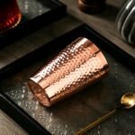 Vasos de cobre puro para beber, vasos de agua ayurvédicos martillados a mano, para Moscow Mule, cócteles y whisky, perfectos para bares, hogar 14.2 oz