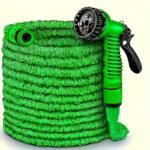 Manguera de agua telescópica para jardín - Pistola de pulverización, diseño para las cuatro estaciones, multifuncional para lavado de coches, baño de mascotas, jardinería y limpieza exterior, estructura duradera y resistente, mango ergonómico, adecuada para propietarios de coches