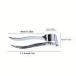 Exprimidor de Ajo y Picador de Jengibre Manual de Acero Inoxidable - Picadora de Carne Portátil de Alta Resistencia para Cocina, No Necesita Electricidad, Herramienta de Trituración de Ajo Fácil de Limpiar para Hierbas Frescas e Ingredientes - Image 6