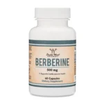Berberine Supplement, Double Wood, 500 mg, 60 Capsules