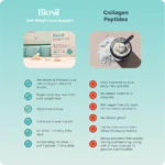 Biosil GLP1 Weightloss Recovery, Weight loss shouldn’t leave its mark.  Skin, hair, nails — let’s get them back in the game. Support your post-weight-loss glow with nutrients that rebuild strength and elasticity from within, 30 days - Image 5
