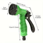 Manguera de agua telescópica para jardín - Pistola de pulverización, diseño para las cuatro estaciones, multifuncional para lavado de coches, baño de mascotas, jardinería y limpieza exterior, estructura duradera y resistente, mango ergonómico, adecuada para propietarios de coches - Image 5