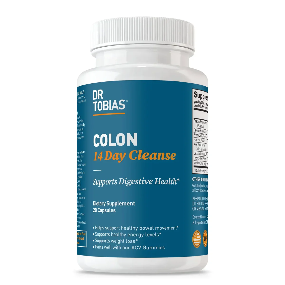 colon-dr-tobias-28-capsulas-frontal.webp Colon 14 Day Cleanse, Dr Tobias, 28 Capsules - Image 1