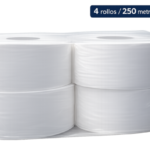 PAPEL HIGIÉNICO DOBLE HOJA MGR X 4 ROLLOS