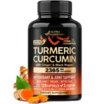 Turmeric Curcumin Supplement with Ginger & Black Pepper, Nutra Harmony: Highly Bioavailable & Extra Strength
