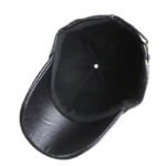 Gorra de béisbol de cuero PU de alta calidad para hombre, cierre ajustable con broche - Diseño retro JAM 1993 en relieve, gorra casual negra, adecuada para Navidad y actividades al aire libre, la misma gorra de béisbol ajustable para mujer - Image 5