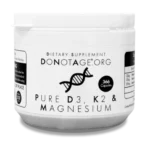Vitamin D3, K2 & Magnesium, Pure Supplement