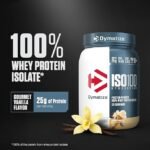 Dymatize ISO100 Hydrolyzed Whey Protein Isolate Powder, Gourmet Vanilla, 25g Protein, 5.5g BCAAs, Under 120 Calories, Gluten Free, 1g Fat, 1g Sugar, 2g Carbohydrate - Image 4