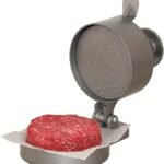 1 pieza de máquina de prensa de hamburguesas ajustable YUMIPLUS - Máquina de picar carne manual portátil para hamburguesas gruesas, 3 cabezas intercambiables con asas ergonómicas, herramienta de cocina de aluminio duradera para uso en el hogar y al aire libre, accesorios para hamburguesas, diseño amigable para el usuario, picado de carne eficiente - Image 5