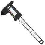 Calibre digital electrónico de 100 mm, esfera en fibra de carbono, calibrador Vernier, micrómetro, herramienta de medición, regla numérica - Image 3