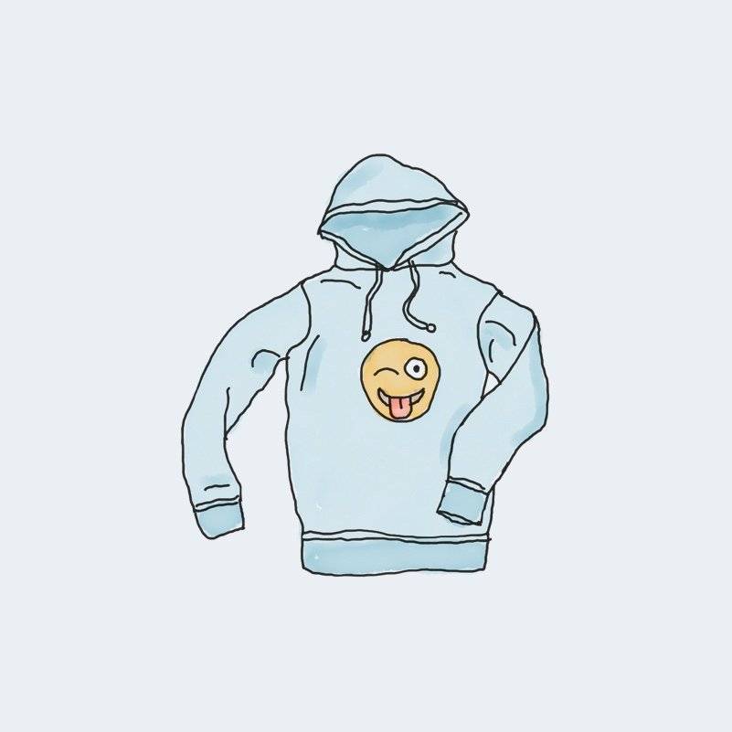 hoodie-with-logo-2-1.jpg Dummy Hoodie - Blue - Image 1