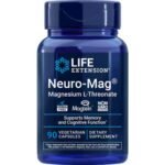 Neuro-Mag® Magnesium L-Threonate, Life Extension, 90 vegetarian capsules Item # 01603 Supports memory, quick thinking, cognitive health