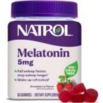 Natrol Melatonin Gummies, Sleep Support, 90 Strawberry Flavored Melatonin Gummies for Adults, 5 mg Adult Sleep Aid