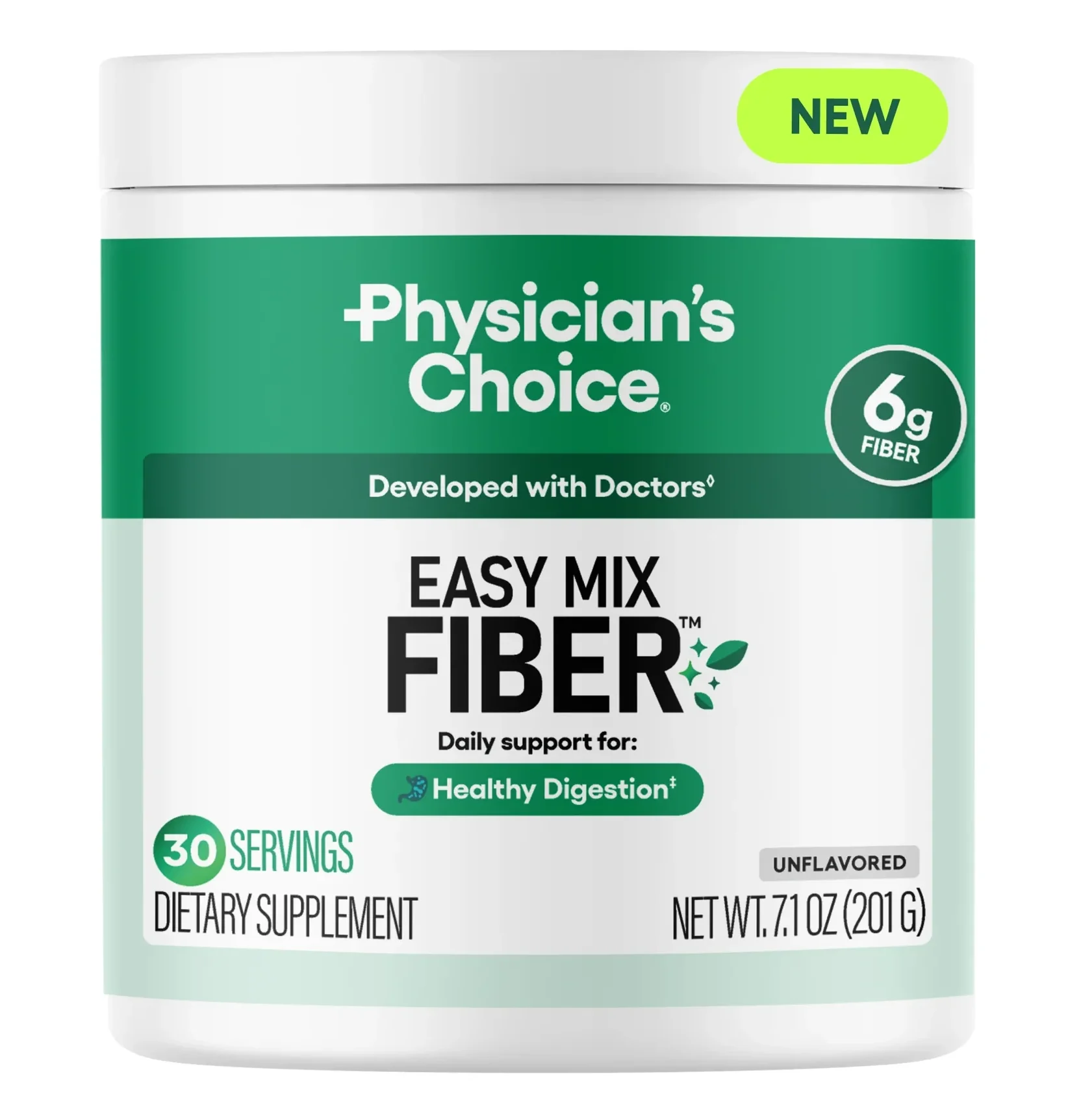 physicians-choice-fibra-201-gr-30-servicios-e1772642548158.webp Easy Mix Fiber, 201 Gr, 30 Servings, Dietary Suppement, Daily support for healthy digestion - Image 1