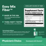 Easy Mix Fiber, 201 Gr, 30 Servings, Dietary Suppement, Daily support for healthy digestion - Image 2