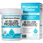 Physician's Choice 60 Billion Probiotic, 150 mg, 30 capsules, support digestion, promote regularity, and balance your microbiome.