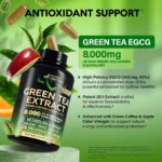 Green Tea Extract, Nutra Harmony, 8000 mg, 120 Capsules - Image 3