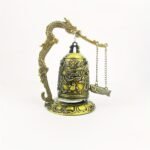 Campana decorativa de dragón de bronce chino antiguo hecha a mano, decoración china de Feng Shui para escritorio, hogar y dormitorio, un adorno de amuleto de la suerte - Image 5