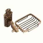 Red de Jabón de Bronce Estilo Europeo, Bandeja de Jabón para Baño, Organizador de Jabón Aromático de Aluminio para Espacio de Baño - Image 3