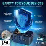 1 Pieza, Adaptador De Viaje Con Certificación De Cumplimiento, Enchufe De EE. UU/UE/Reino Unido/Au, Diseño Todo En Uno Mundial, Cargador De Pared Para Teléfono Y Tableta Con Interfaz Universal, Cubre Más De 150 Países, Compatible Con IPhone, Samsung, Xiaomi, Para Android, IPad, Automóvil, Regalo Ideal Para Vacaciones - Image 2