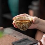 Juego de tazas de té de cinco elementos, hecho a mano, para horno, 5 piezas, juego de té Kung Fu, taza de té grande, taza de Jianzhan, regalo de negocios - Image 8