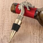 Tapón de vino con cabeza de dragón, abrebotellas de cerveza, regalos de vino para hombres, mujeres y fans de los dragones, tapones para botellas de vino y champán, regalos de cumpleaños, conservador de vino, accesorios para vino