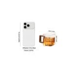 Juego de 4 tazas de té de cristal de estilo antiguo, juego de té Kung Fu, asas cuadradas, tazas de té japonesas portátiles para el hogar, adecuadas como regalos para Navidad, Halloween y Acción de Gracias - Image 6