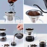 1 Filtro de café reutilizable de acero inoxidable 304 - Malla ultrafina, mango ergonómico, perfecto para uso doméstico y de oficina. Chris utiliza un diseño de alta calidad, acabados metálicos elegantes y aditivos de café duraderos para crear un café rico y agradable. - Image 4