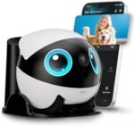 Cámara robot para el hogar Enabot EBO Air 2 Plus: FamilyBot 3K con modo de chat por IA | Movilidad por toda la casa, video bidireccional, imagen facial personalizada, visión nocturna, recarga automática, regalo ideal para larga distancia : Electrónica