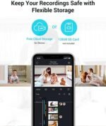 blurams 5G Indoor Cameras for Home Security, 2K Pet Camera with Phone App, 360° PTZ Home Cam w/Dual-Band WiFi6, 2-Way Talk, Free Human/Sound Detection, Motion Tracking, Night Vision, Works with Alexa : Electronics - Image 7
