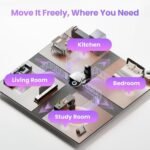 Cámara robot para el hogar Enabot EBO Air 2 Plus: FamilyBot 3K con modo de chat por IA | Movilidad por toda la casa, video bidireccional, imagen facial personalizada, visión nocturna, recarga automática, regalo ideal para larga distancia : Electrónica - Image 3