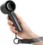 JISULIFE Handheld Fan Pro1S - Next-Gen Airflow: Up to 40h Runtime, Metal Body - Enduring Quality, 1-100 Speed Scroll Wheel, 5000mAh-Portable Fan for Travel, Gifts for Women Men(Starry Grey) : Home & Kitchen