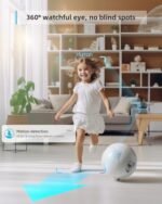 blurams 5G Indoor Cameras for Home Security, 2K Pet Camera with Phone App, 360° PTZ Home Cam w/Dual-Band WiFi6, 2-Way Talk, Free Human/Sound Detection, Motion Tracking, Night Vision, Works with Alexa : Electronics - Image 3