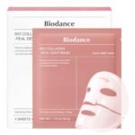 BIODANCE Bio-Collagen Real Deep Mask, Hydrating Overnight Hydrogel Face Mask, Pore Minimizing, Elasticity, Plumping, Travel Essentials & Self Care Gifts for Women, Korean Skin Care | 1.19oz(34g) x 4ea : Beauty & Personal Care