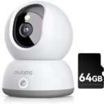 blurams Pet Camera,2K Security Camera Indoor,Dog Camera with Phone App,Home Camera for Baby with One-Touch Call,Color Night Vision,2-Way Audio,AI Motion Detection(2.4GHz ONLY) (A31C + 64GB SD Card) : Electronics