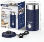 SIMPLETASTE Milk Frother, 4-in-1 Electric Milk Steamer, Automatic Warm and Cold Foam Maker and Milk Warmer for Latte, Cappuccinos, Macchiato: Home & Kitchen - Image 7