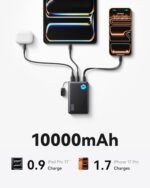 INIU 45W Fast Charging Portable Charger, 40% Smaller 10000mAh with Detachable Cable, Flight-Safe Travel Power Bank, USB C External Phone Battery Pack for iPhone 17 16 Pro iPad Samsung S26 Google etc : Cell Phones & Accessories - Image 5