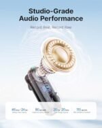 BOYA Magic Wireless Mini Microphones for iPhone 15-16/Android, 4 Form-in-1 Mic, 7g Lightweight, AI Noise Reduction, 48kHz/24bit, APP Control, 328ft Range, Microphone for Recording (Stand not included) : Musical Instruments - Image 6