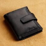 Billetera Vintage de Cuero Genuino para Hombre con Cremallera, Tarjeta Anti-Robado RFID, Cuero Vacuno de Primera Capa, Billetera Vertical Bi-Fold, Puede Contener Documentos de Identificación, Gran Capacidad con Múltiples Ranuras para Tarjetas de Crédito, 12 Ranuras para Tarjetas, 1 Bolsillo con Cremallera para Monedas, 2 Ranuras para Billetes, Regalo para Novio - Image 9