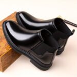 Botas Chelsea de caña alta prémium de otoño e invierno para hombre, informales de negocios antideslizantes para exteriores, zapatos clásicos, diseño elástico de punta puntiaguda - Image 6