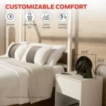 - Honeywell TurboForce Air Circulator, Small Tabletop Fan, Quiet Personal Fan for Home or Office, 3 Speeds, 90 Degree Pivoting Head, Black, HT900 - Electric Household Fans - Image 4