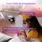 Cámara robot para el hogar Enabot EBO Air 2 Plus: FamilyBot 3K con modo de chat por IA | Movilidad por toda la casa, video bidireccional, imagen facial personalizada, visión nocturna, recarga automática, regalo ideal para larga distancia : Electrónica - Image 5