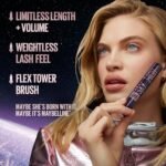 Maybelline Lash Sensational Sky High Washable Mascara Makeup, Volumizing, Lengthening, Defining, Curling, Multiplying, Buildable Formula, Blackest Black, 1 Count : Beauty & Personal Care - Image 3
